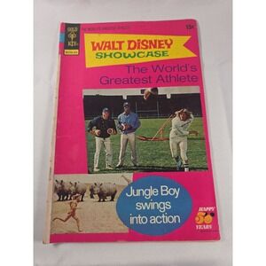 Walt Disney Showcase The World's Greatest Athlete Gold Key 1973 Comic Book #14